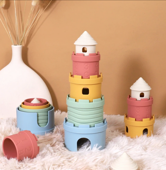 Montessori Educational Stacking Castle Toy